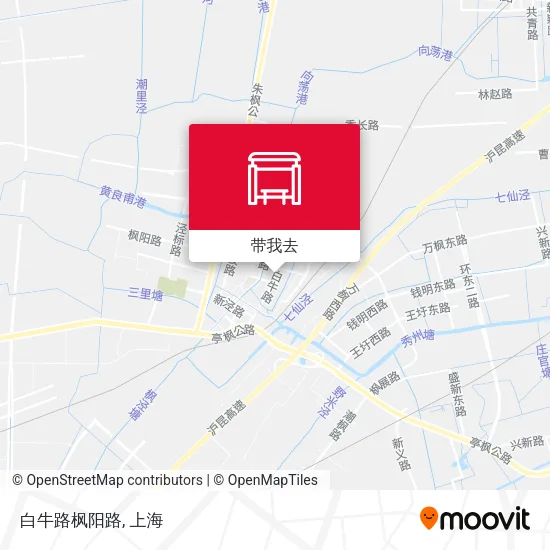 白牛路枫阳路地图