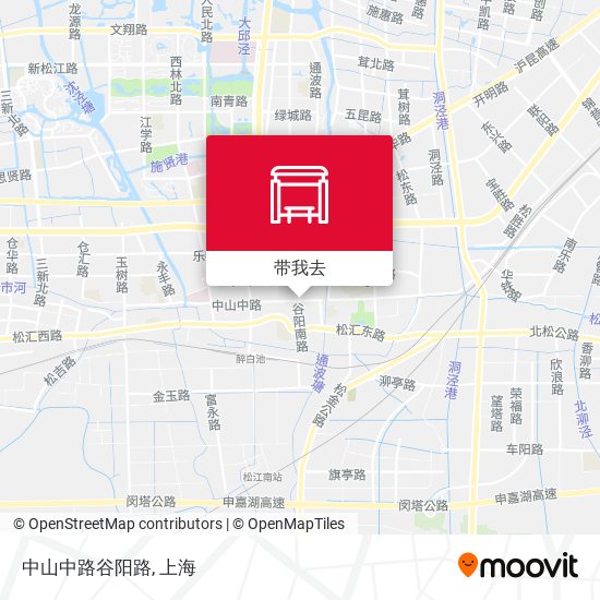 中山中路谷阳路地图