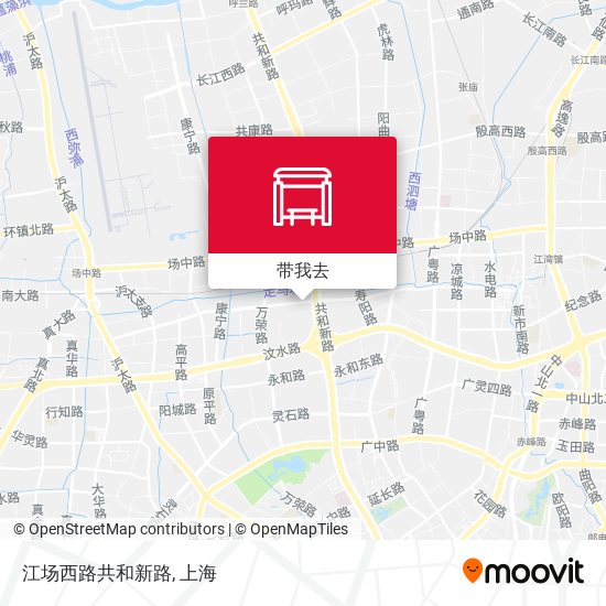 江场西路共和新路地图