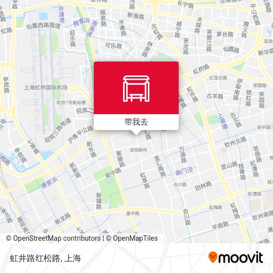 虹井路红松路地图