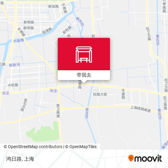 鸿日路地图