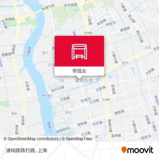 浦锦路陈行路地图