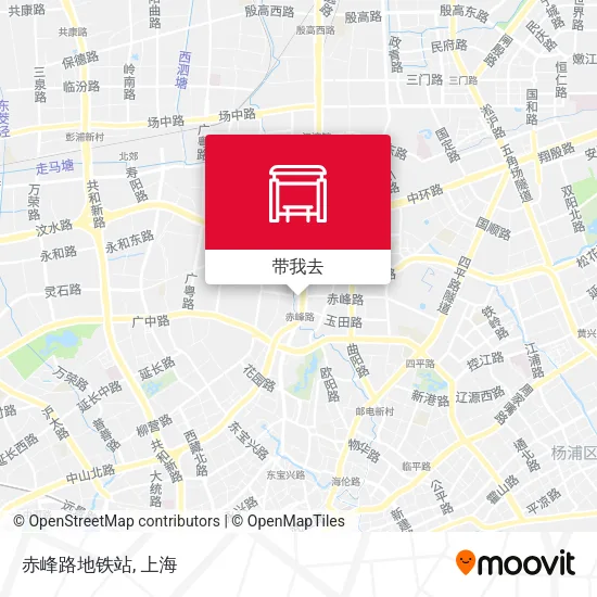 赤峰路地铁站地图