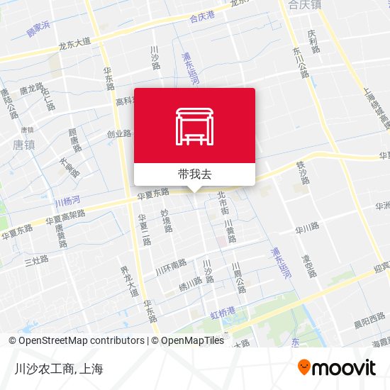 川沙农工商地图