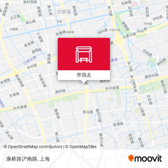 康桥路沪南路地图