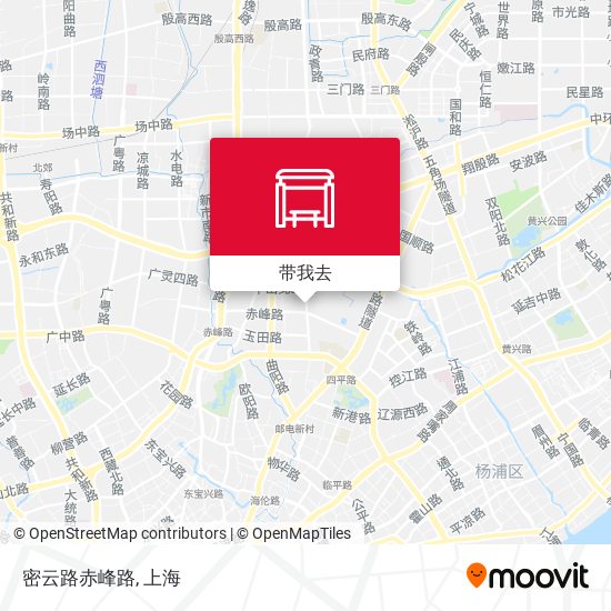 密云路赤峰路地图
