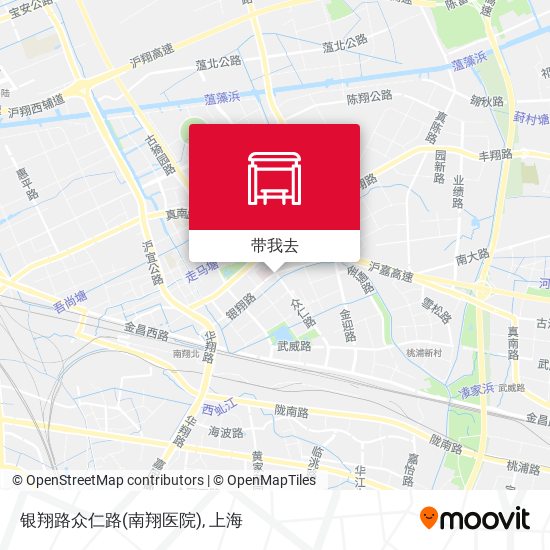 银翔路众仁路(南翔医院)地图