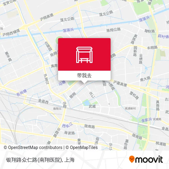 银翔路众仁路(南翔医院)地图