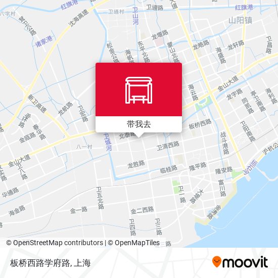 板桥西路学府路地图