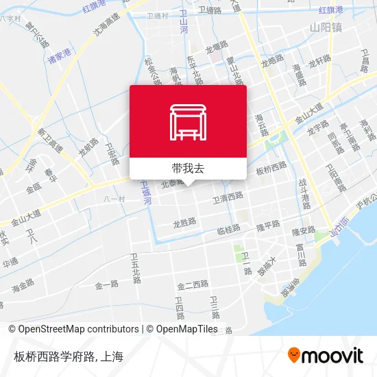 板桥西路学府路地图