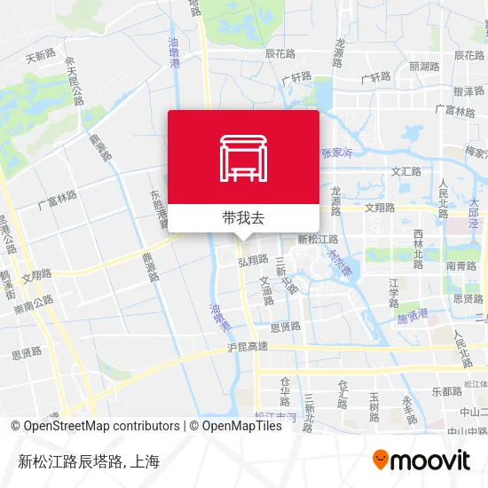 新松江路辰塔路地图