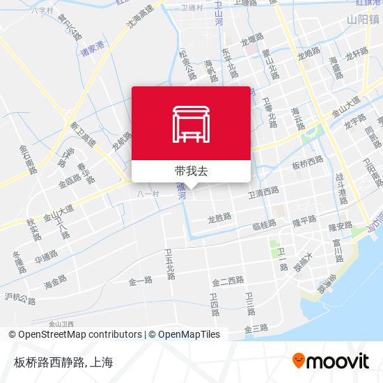 板桥路西静路地图