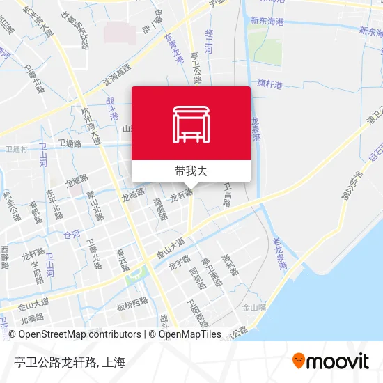 亭卫公路龙轩路地图