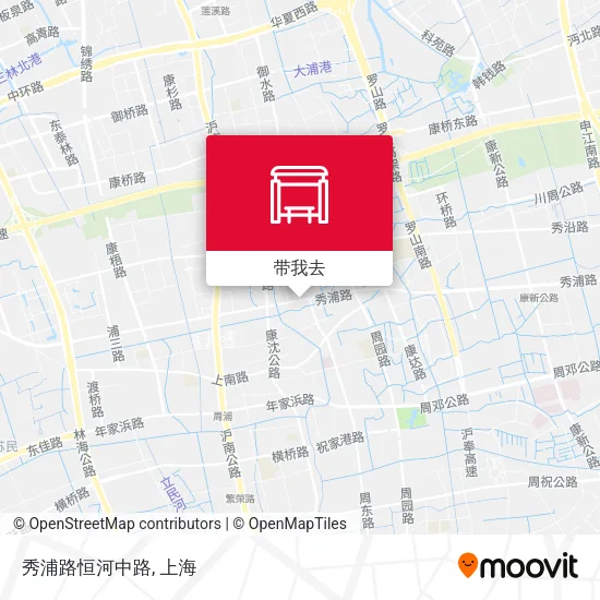 秀浦路恒河中路地图