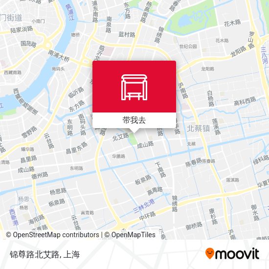 锦尊路北艾路地图
