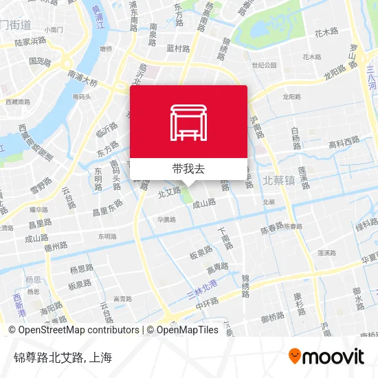 锦尊路北艾路地图