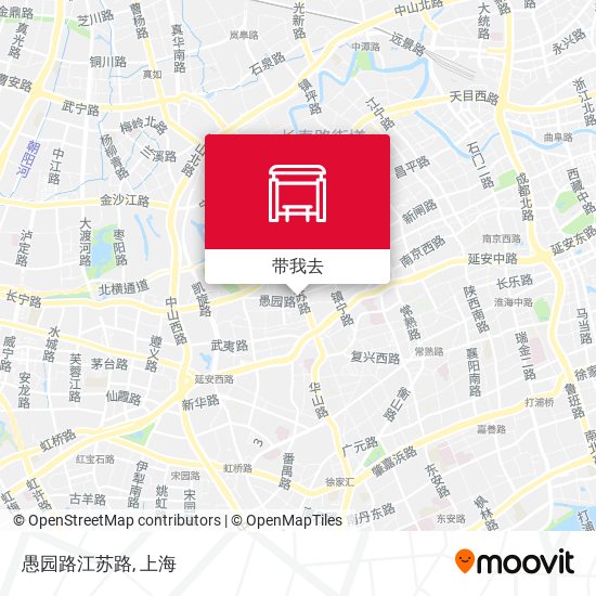 愚园路江苏路地图