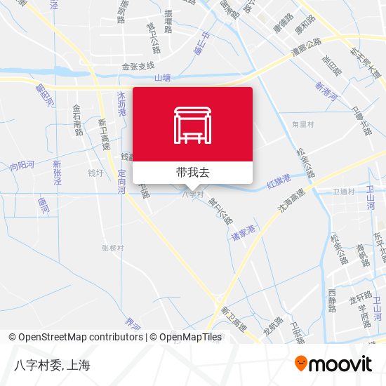 八字村委地图