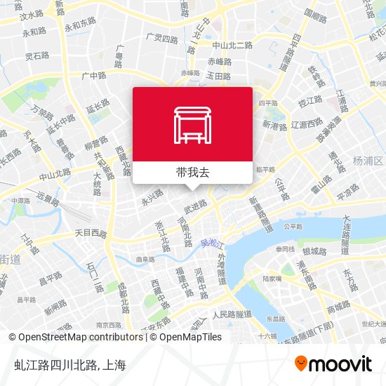 虬江路四川北路地图