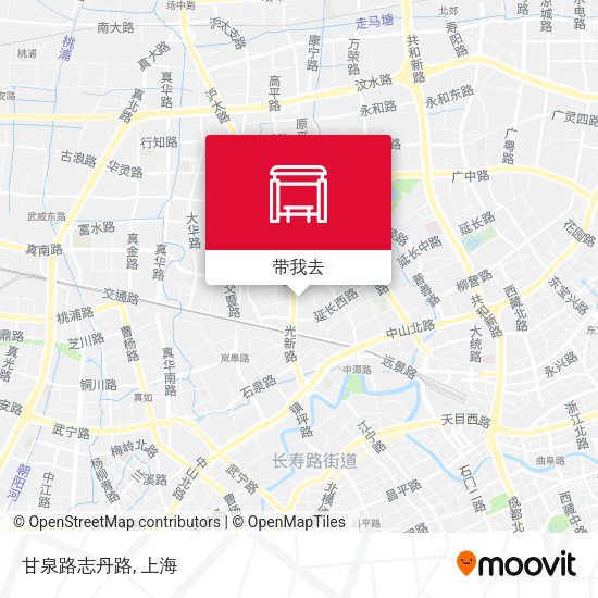 甘泉路志丹路地图