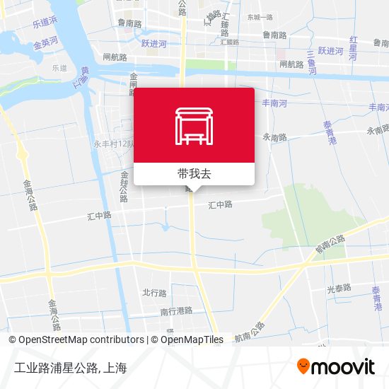 工业路浦星公路地图