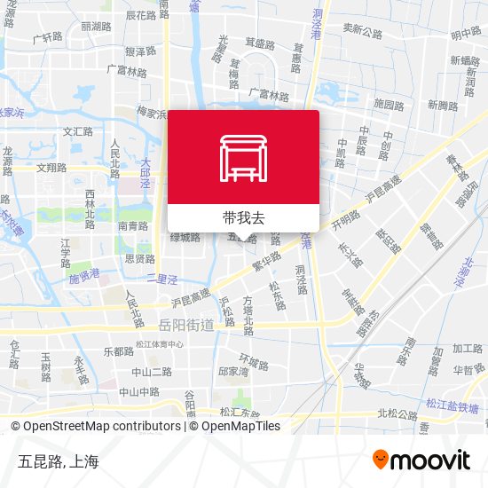 五昆路地图