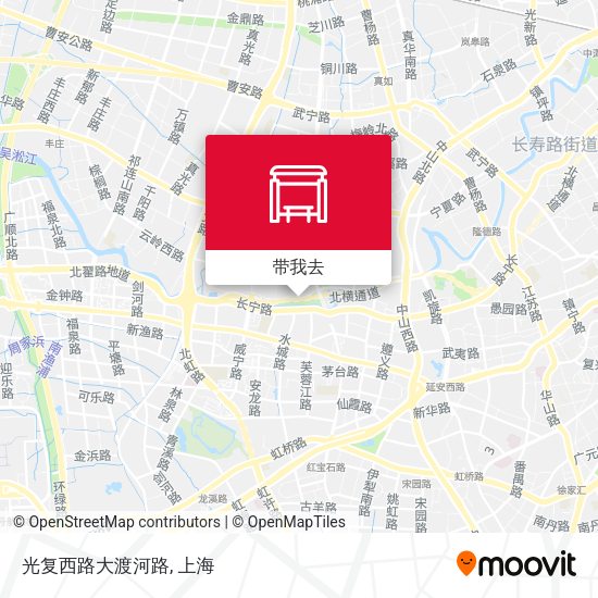 光复西路大渡河路地图