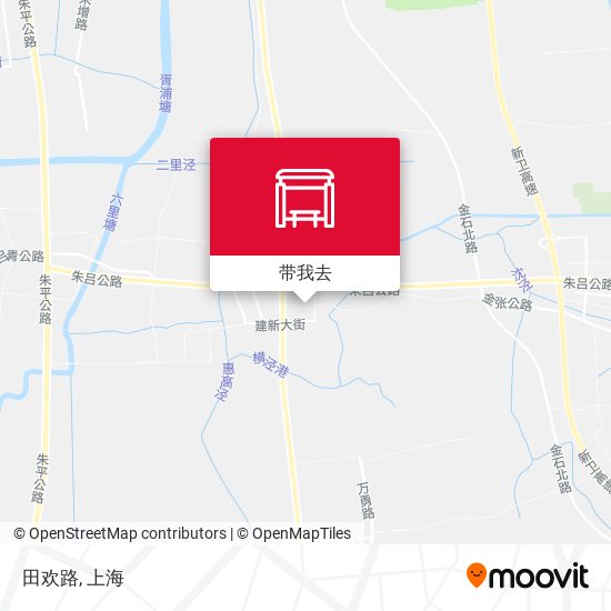田欢路地图