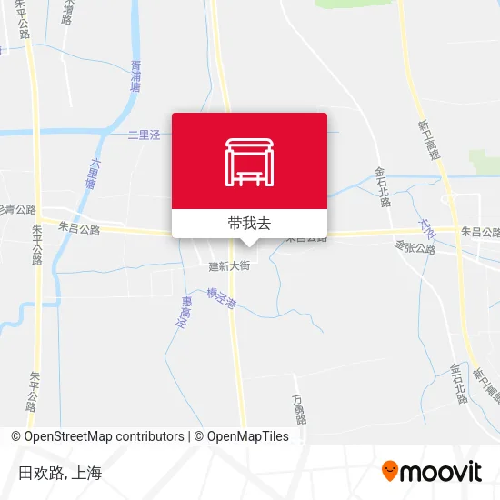 田欢路地图