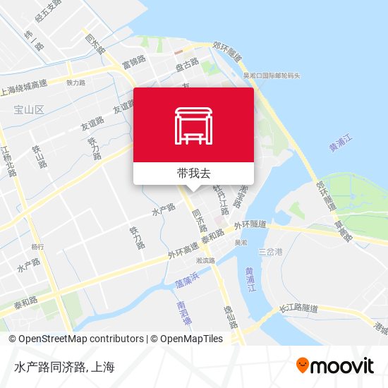 水产路同济路地图