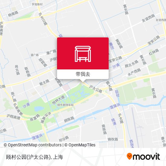 顾村公园(沪太公路)地图