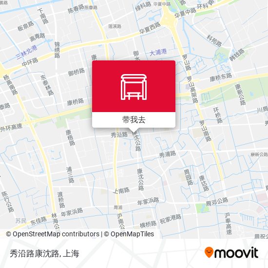 秀沿路康沈路地图