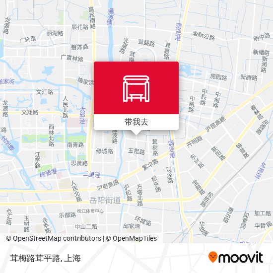 茸梅路茸平路地图