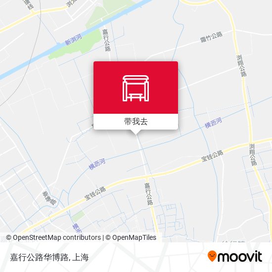 嘉行公路华博路地图