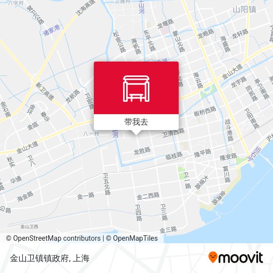 金山卫镇镇政府地图