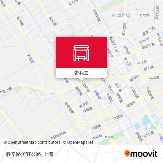 胜辛路沪宜公路地图