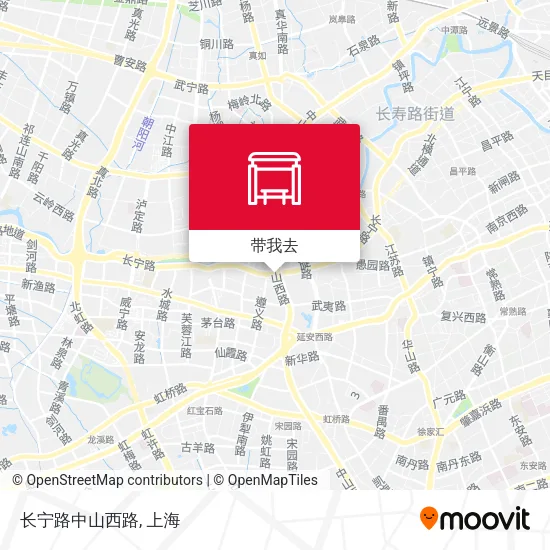 长宁路中山西路地图