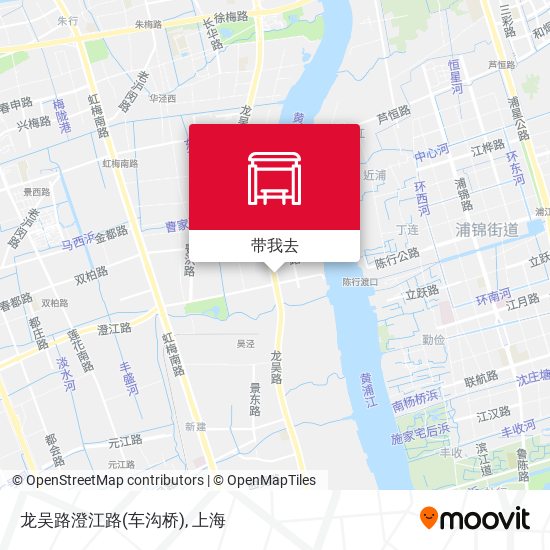 龙吴路澄江路(车沟桥)地图