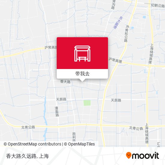 香大路久远路地图