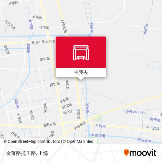 金蒋路揽工路地图