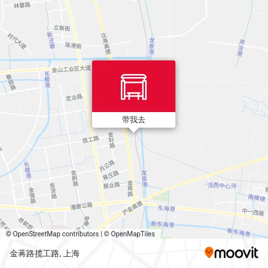 金蒋路揽工路地图
