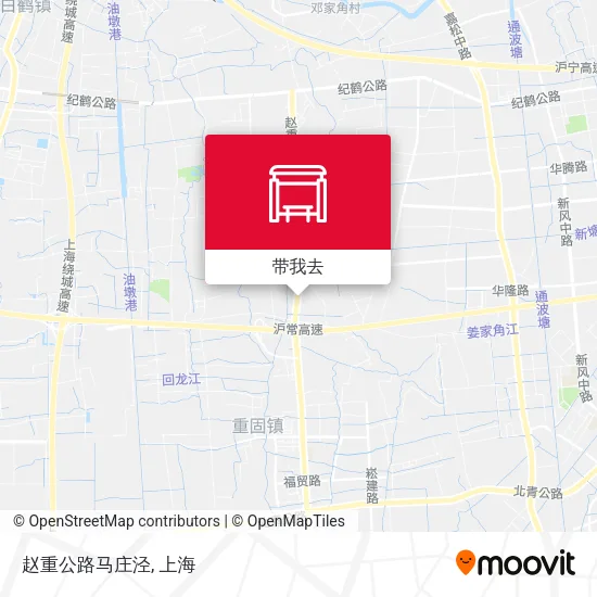 赵重公路马庄泾地图