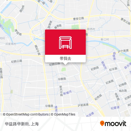 华益路华新街地图