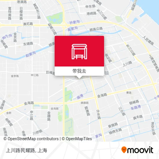 上川路民耀路地图