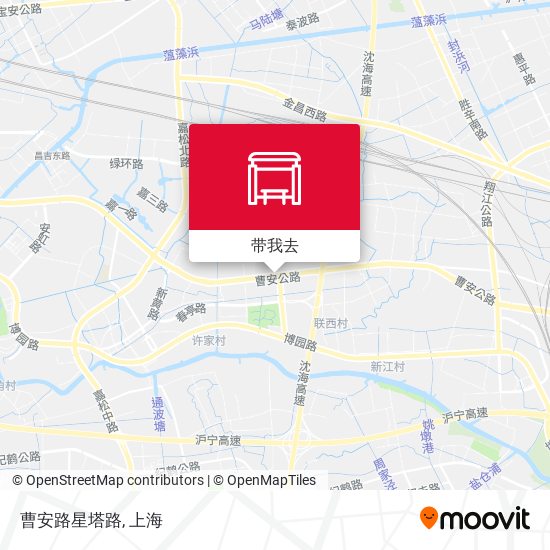 曹安路星塔路地图