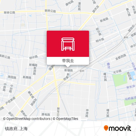 镇政府地图