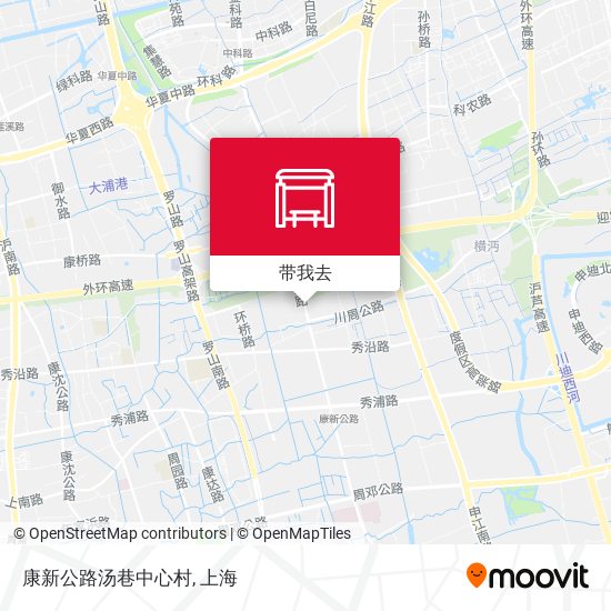康新公路汤巷中心村地图