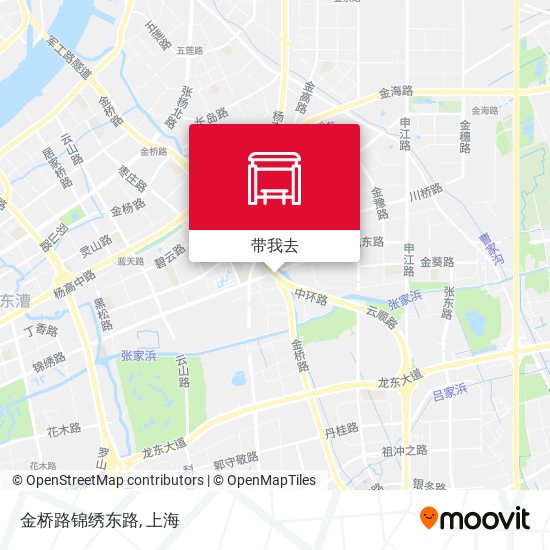 金桥路锦绣东路地图