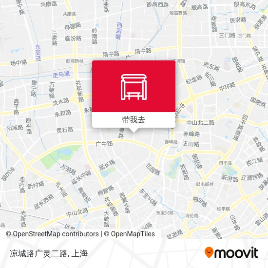 凉城路广灵二路地图