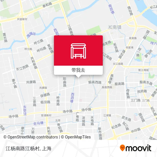 江杨南路江杨村地图